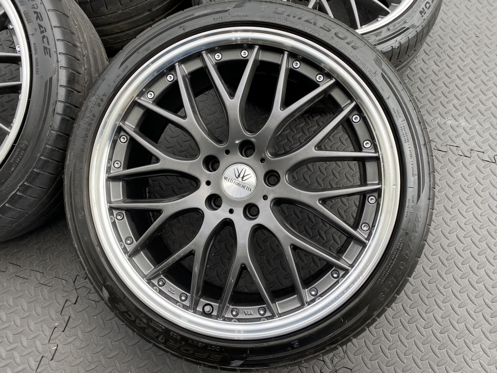 ガリ無し ロクサーニ マルチ フォルケッタ 4本 クラウン エスティマ マジェスタ アルファード ヴェルファイア カムリ マークX スカイライン_画像6