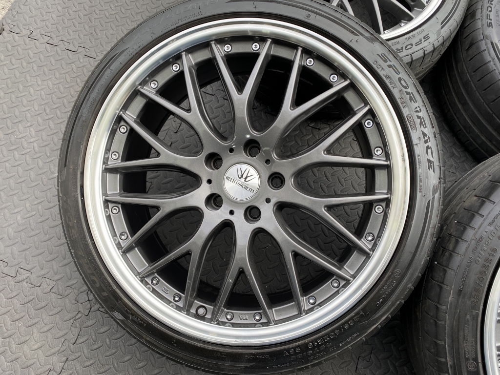 ガリ無し ロクサーニ マルチ フォルケッタ 4本 クラウン エスティマ マジェスタ アルファード ヴェルファイア カムリ マークX スカイライン_画像7