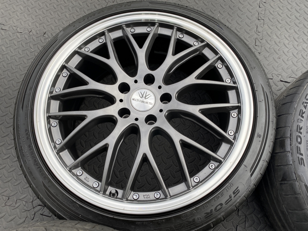 ガリ無し ロクサーニ マルチ フォルケッタ 4本 クラウン エスティマ マジェスタ アルファード ヴェルファイア カムリ マークX スカイライン_画像8