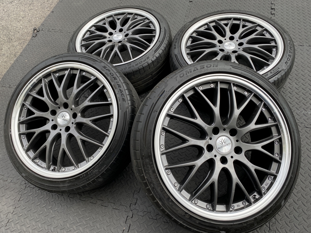 ガリ無し ロクサーニ マルチ フォルケッタ 4本 クラウン エスティマ マジェスタ アルファード ヴェルファイア カムリ マークX スカイライン_画像9