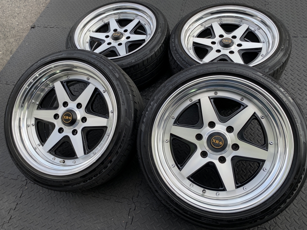 深リム段リム ファブレス ヴァローネ XR-6 139.7 9J+25 ロンシャン ハイエース 200 レジアス ワイド 標準 S-GL DX エセックス KB 2ピース_画像4