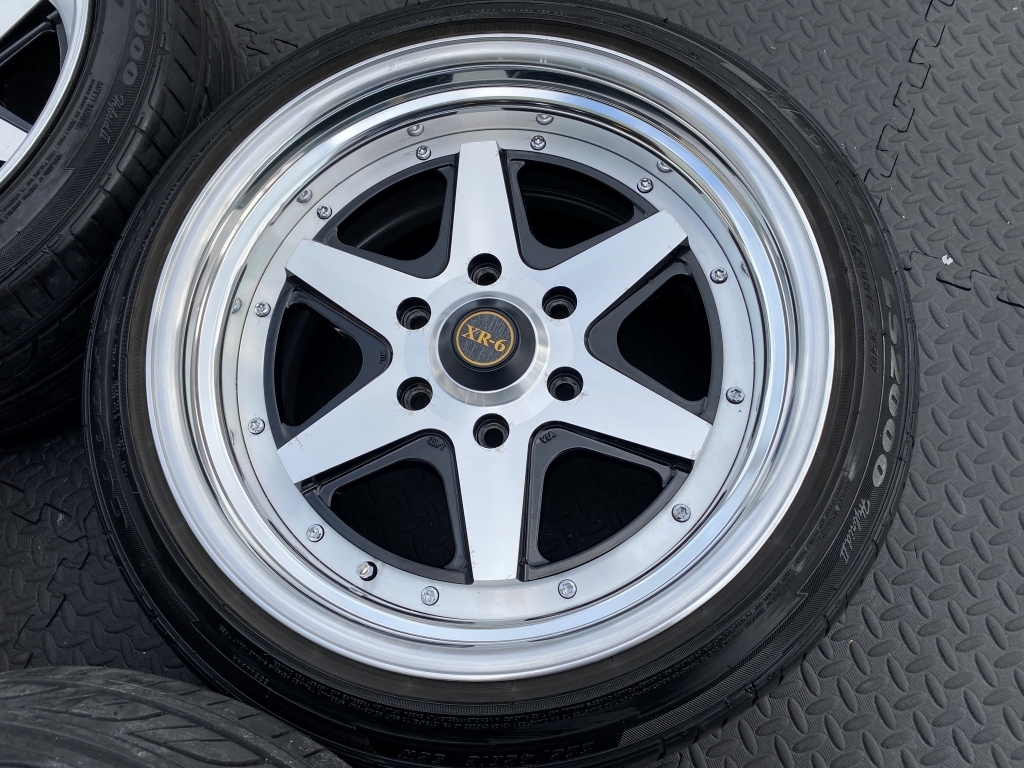 深リム段リム ファブレス ヴァローネ XR-6 139.7 9J+25 ロンシャン ハイエース 200 レジアス ワイド 標準 S-GL DX エセックス KB 2ピース_画像5