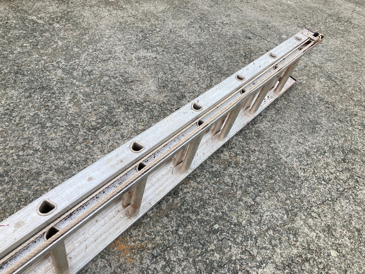 【兵庫県発】 pica ピカ 2CSM-80 2連はしご アップスライダー 梯子 脚立 ステップ_画像6