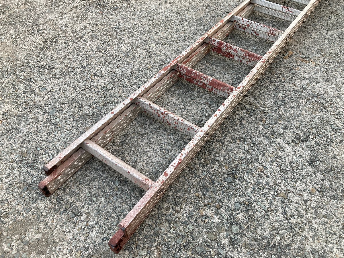 【兵庫県発】 pica ピカ 2CSM-80 2連はしご アップスライダー 梯子 脚立 ステップ_画像3