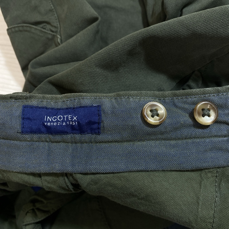 INCOTEX/インコテック/ルーマニア製/カーゴパンツ/001X0/フラップポケット/ワークパンツ/コットン/ボトム/スタイリッシュ_画像7