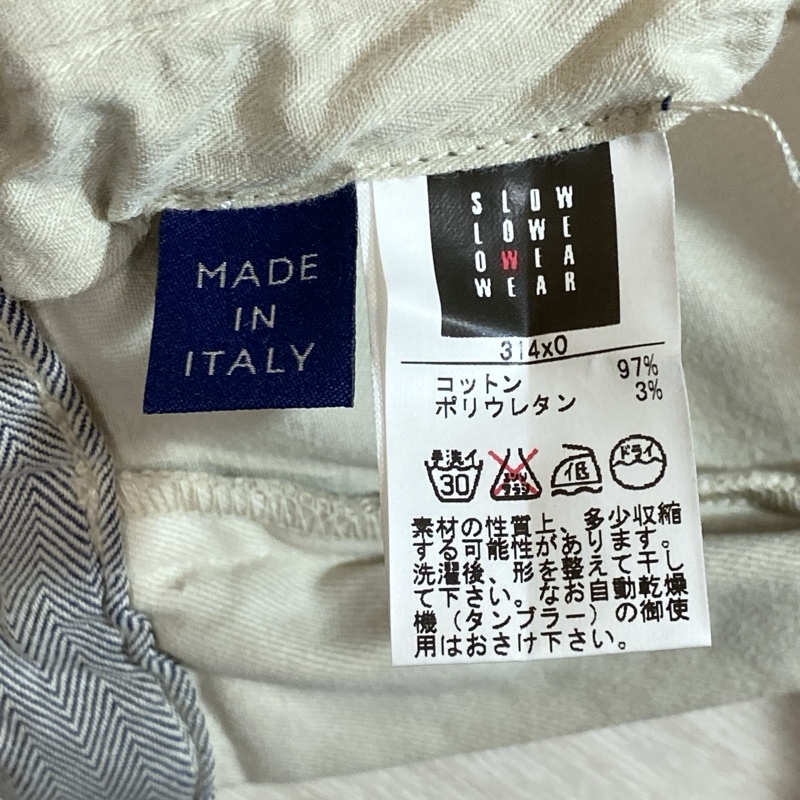 INCOTEX/インコテックス/イタリア製/ストレッチチノパンツ/314X0/スラックス/テーパード/リラックス/ジップフライ/カジュアル_画像9