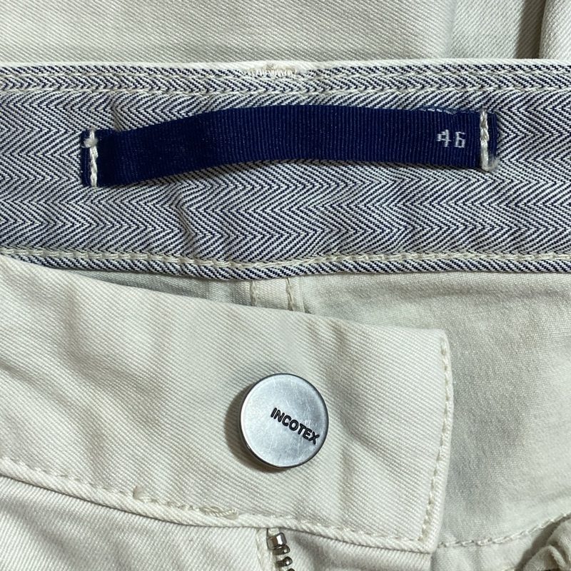 INCOTEX/インコテックス/イタリア製/ストレッチチノパンツ/314X0/スラックス/テーパード/リラックス/ジップフライ/カジュアル_画像7