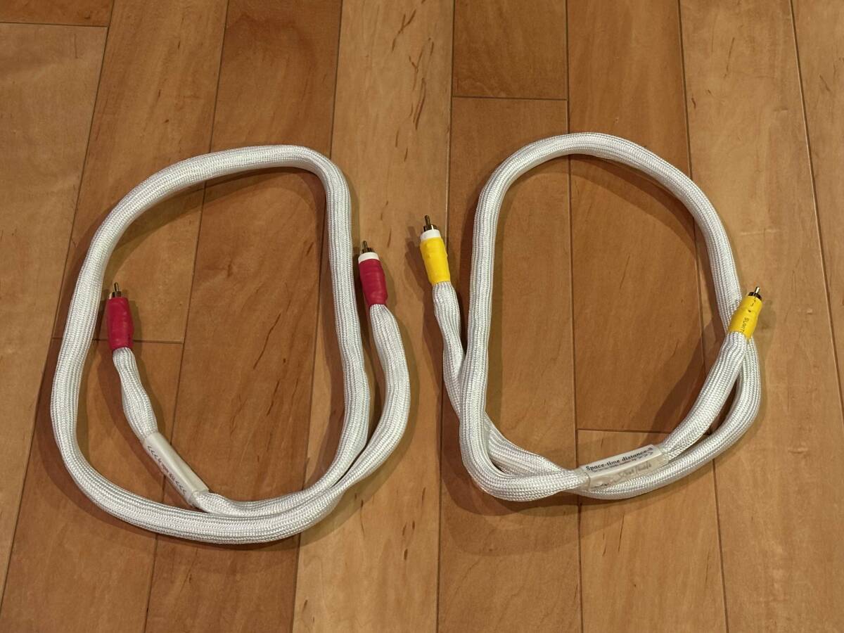 円空オーディオ Space-time.distance-Ⅱ RCAケーブル 1m _画像1
