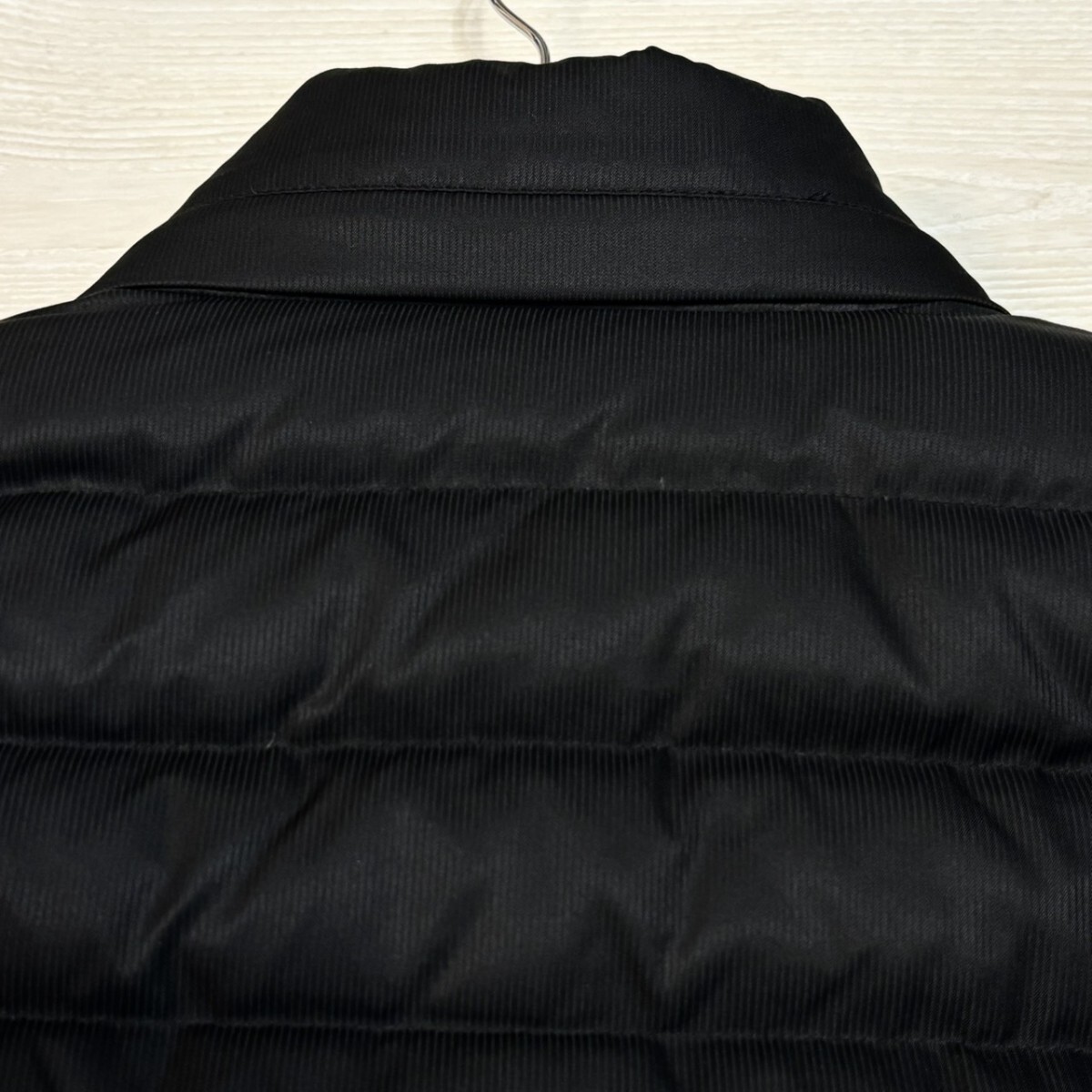 極美品/Lサイズ●EMPORIO ARMANI EA7 エンポリオ アルマーニ ダウンジャケット 袖EA7ロゴワッペン ブラック メンズ アウター 秋冬 極暖_画像7