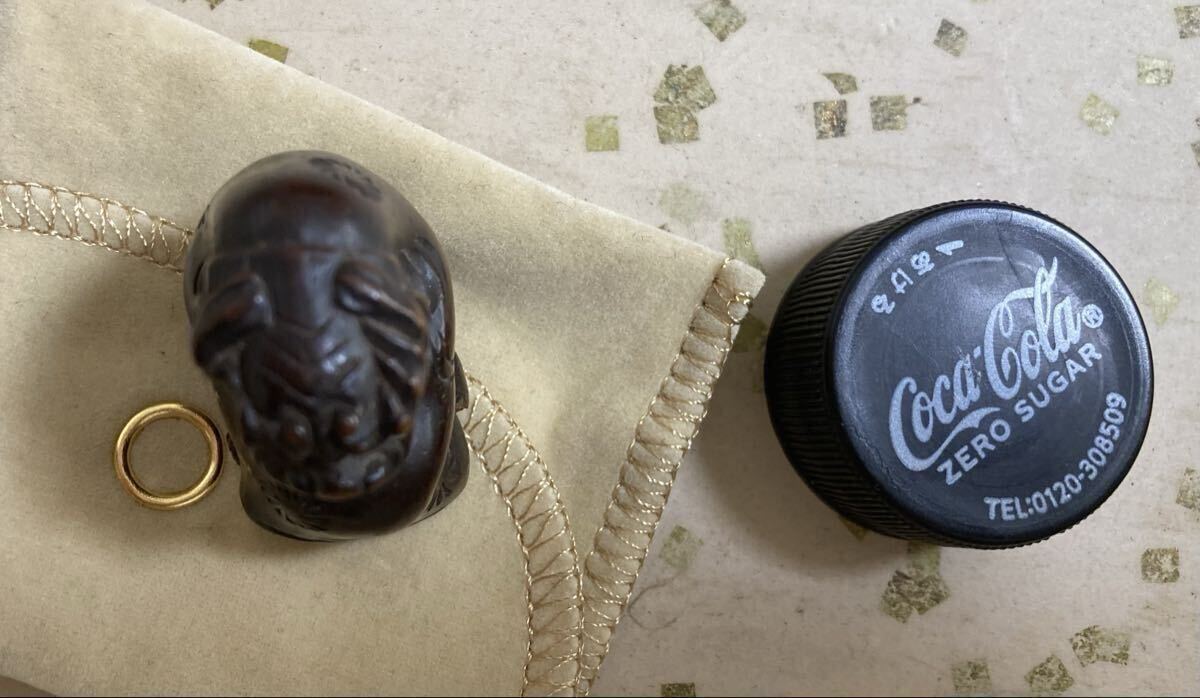 [ старый netsuke ] лев Mai ..(. есть )