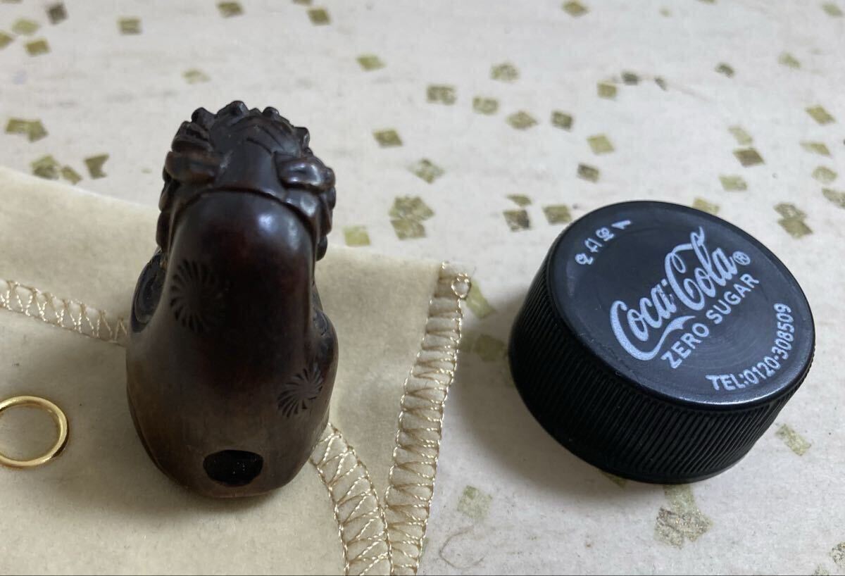 [ старый netsuke ] лев Mai ..(. есть )