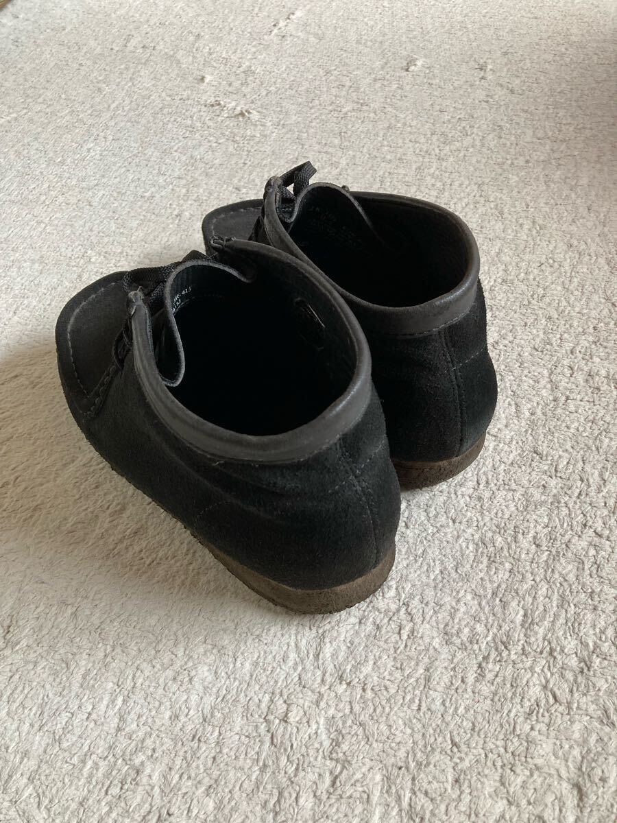 クラークス　ワラビー　 スエード 黒　US 8.5_画像2
