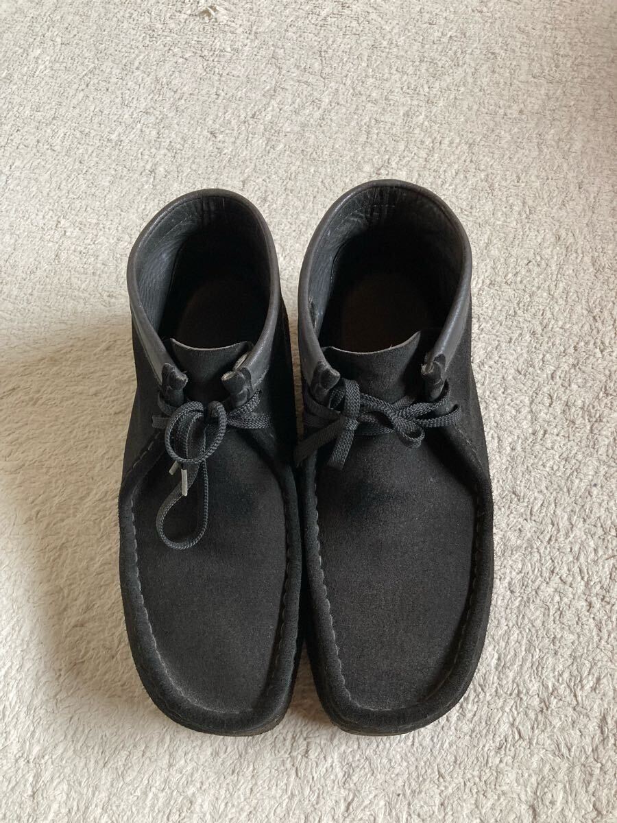 クラークス　ワラビー　 スエード 黒　US 8.5_画像5