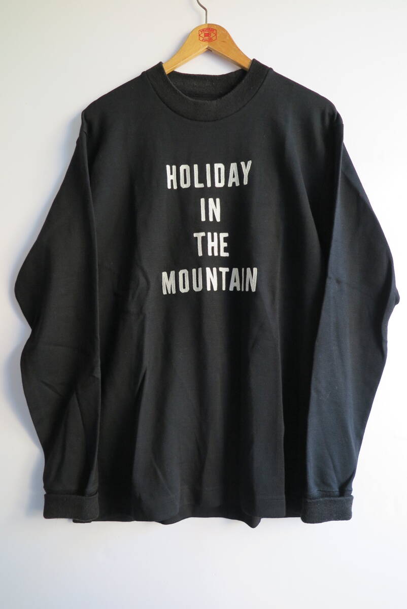 MOUNTAIN RESEARCH WOOL L/S SHIRT HOLIDAY IN THE MOUNTAIN チェーン刺繍 MADE IN JAPAN マウンテンリサーチ _画像1