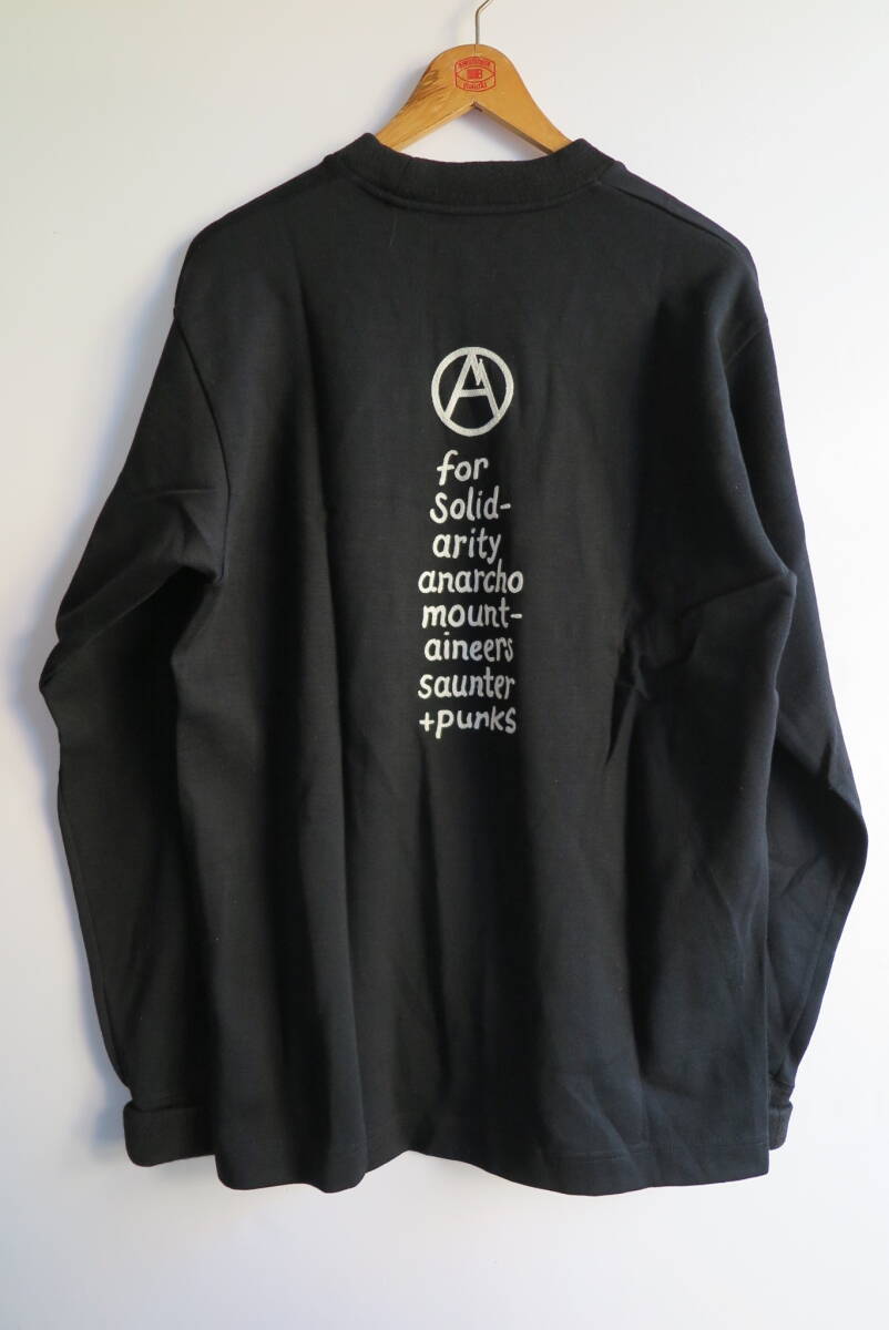 MOUNTAIN RESEARCH WOOL L/S SHIRT HOLIDAY IN THE MOUNTAIN チェーン刺繍 MADE IN JAPAN マウンテンリサーチ _画像2