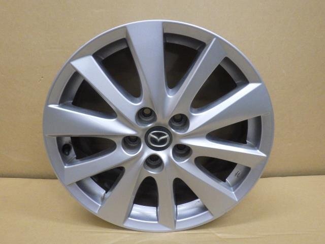 【岩手 盛岡発】中古 純正 マツダ CX-5 ホイール シルバー 17インチ 7J 5H 114.3 +50 1本 傷有 ③_画像1