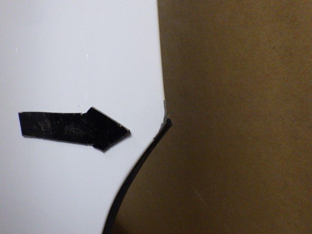 【岩手 盛岡発】中古 純正 ヴェゼル DAA-RU3 ボンネットフード フチ折れ有 ＜個人宛は支店止め配送＞_画像3