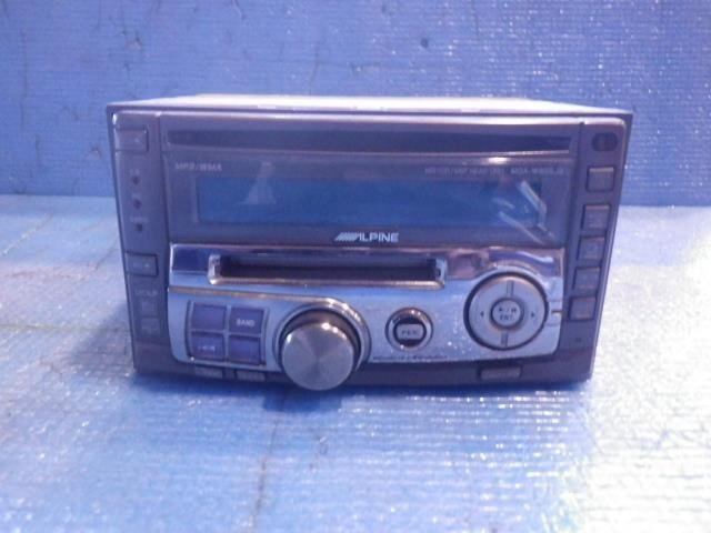 【青森発】オーディオ アルパイン MDA-W905JB CD MD ラジオ 2DIN 汚れ有_画像1