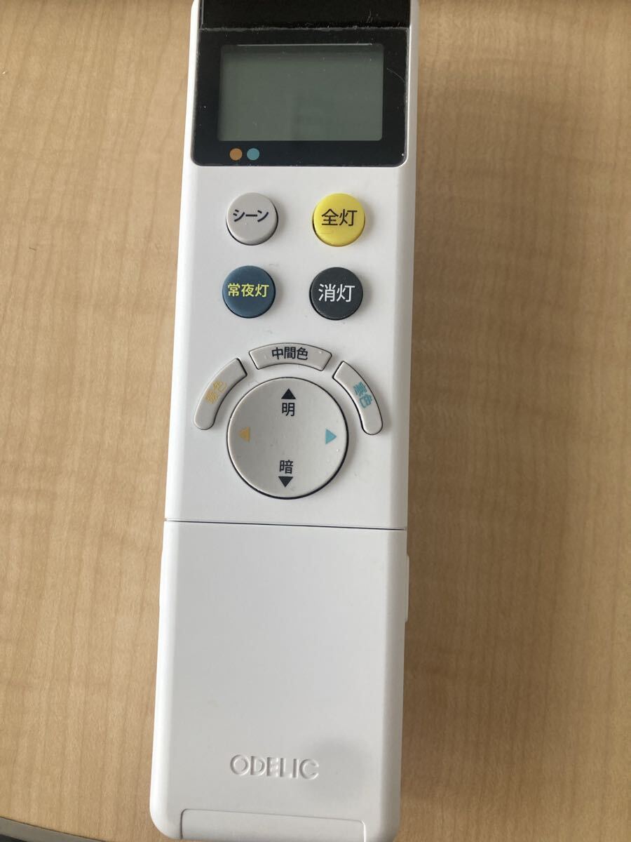 ODELIC RC914 照明用リモコン オーデリック/シーリングライト 除菌清掃&赤外線発光確認OK 動作品 現状品 送料無料_画像1