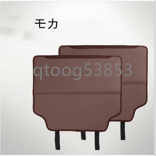 レクサス・LS500h XF50 キックガード 後部座席シートバックプロテクター シートバックカバー カスタムパーツ 内装 2個 2色選択_画像4