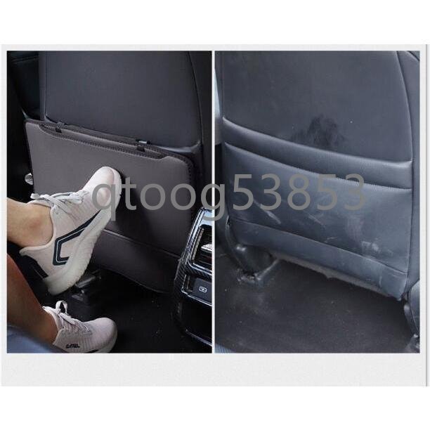 レクサス・LS500h XF50 キックガード 後部座席シートバックプロテクター シートバックカバー カスタムパーツ 内装 2個 2色選択_画像10