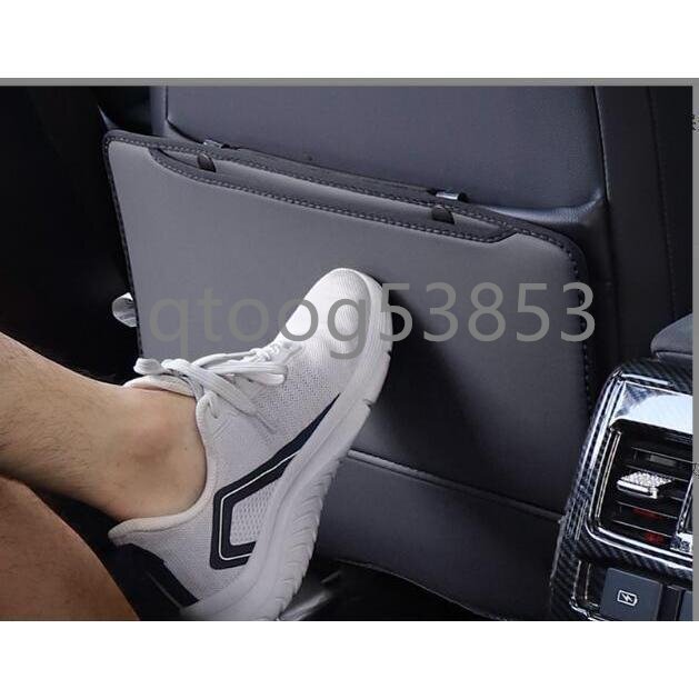 レクサス・LS500h XF50 キックガード 後部座席シートバックプロテクター シートバックカバー カスタムパーツ 内装 2個 2色選択_画像9