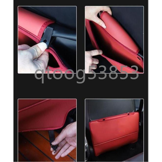 レクサス・LS500h XF50 キックガード 後部座席シートバックプロテクター シートバックカバー カスタムパーツ 内装 2個 2色選択_画像8