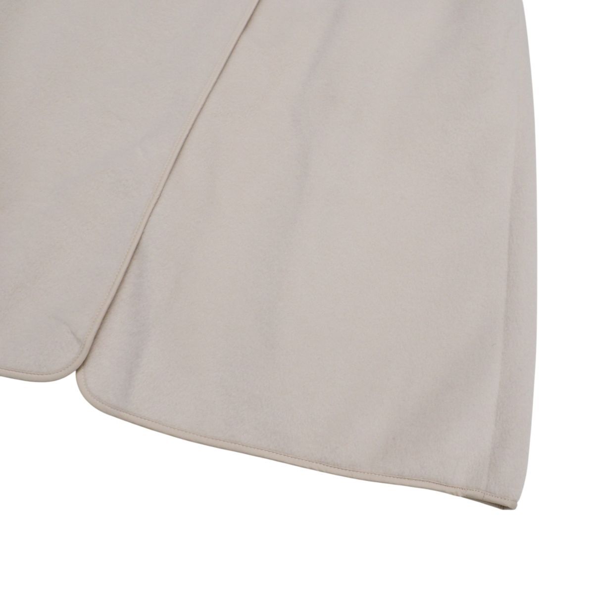 TI6789》FRAYI.D フレイアイディー ノーカラーコート ロングコート パイピング 無地 ONESIZE アイボリー系_画像6