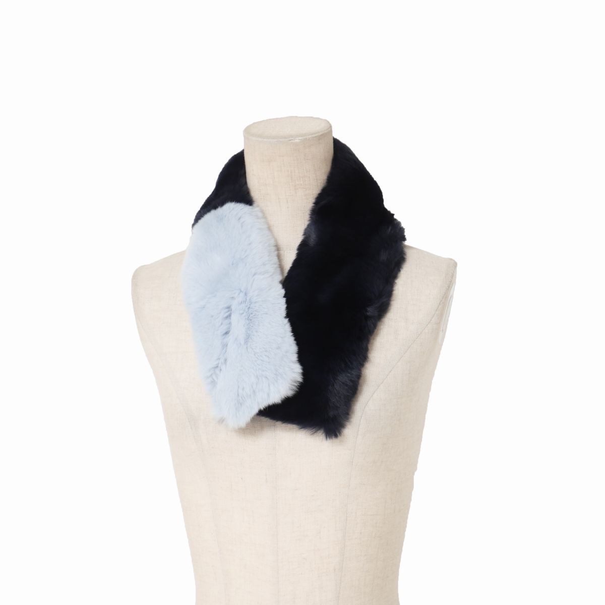 GS0009▲3点セット LANVIN COLLECTION/ランバン コレクション 含む ミンクファー レッキスラビットファー ティペット ショール 本毛皮_画像3