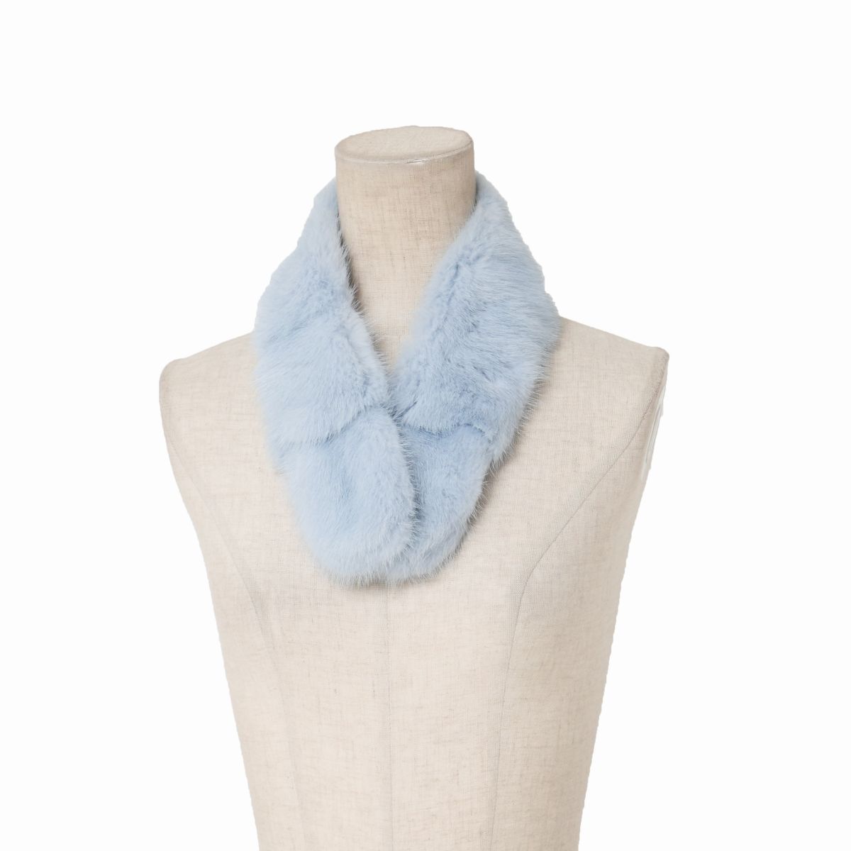 GS0009▲3点セット LANVIN COLLECTION/ランバン コレクション 含む ミンクファー レッキスラビットファー ティペット ショール 本毛皮_画像4