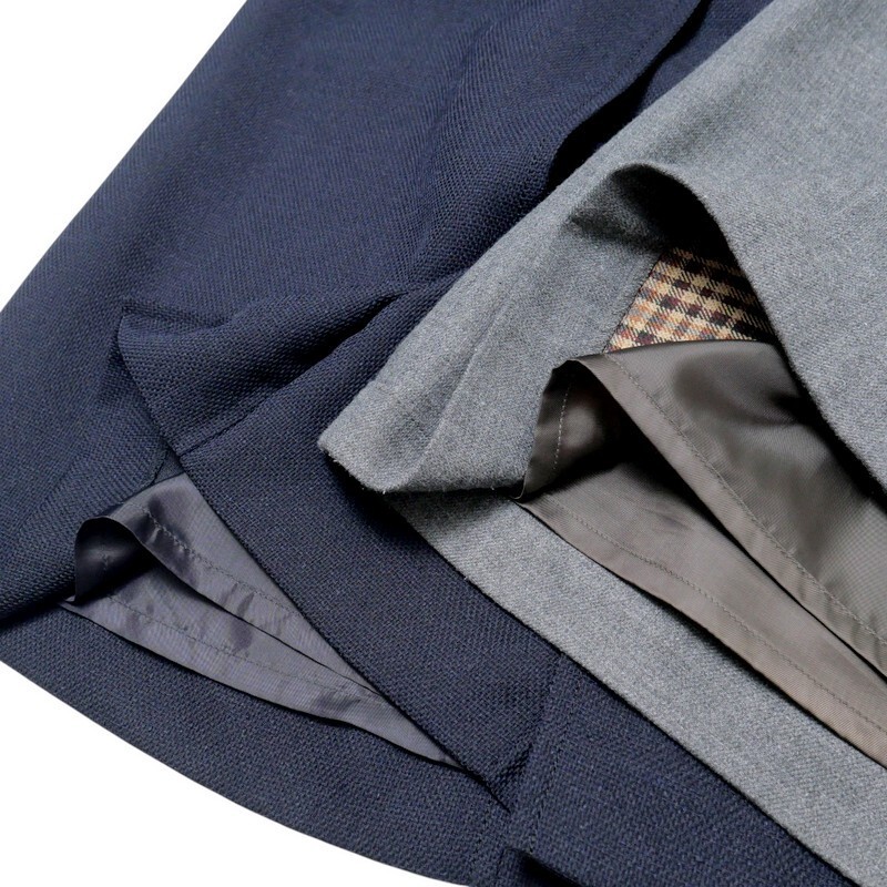 TJ6109#2点セット*マッキントッシュフィロソフィー*タイトスカート×2*膝丈*グレー系*ネイビー系*サイズ38_画像6