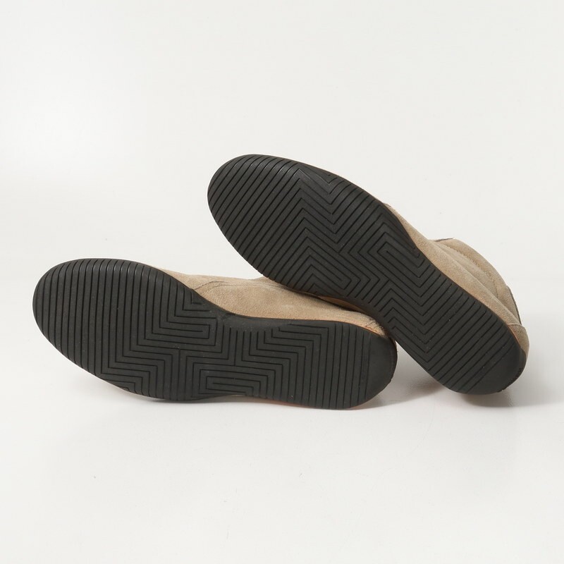 MI2714▼イタリア製*エルメス/HERMES*Hロゴ スエードレザー ハイカット レースアップ スニーカー 39.5(25.5cm相当) 靴 ベージュ系_画像7