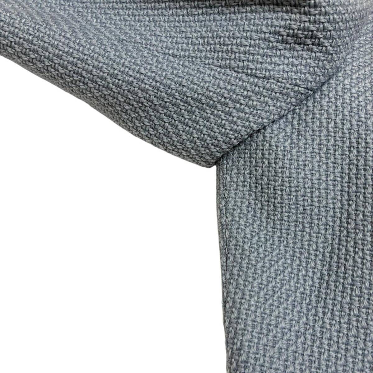 Leilian レリアン ツイード セットアップ ブルー系 スーツ_画像4