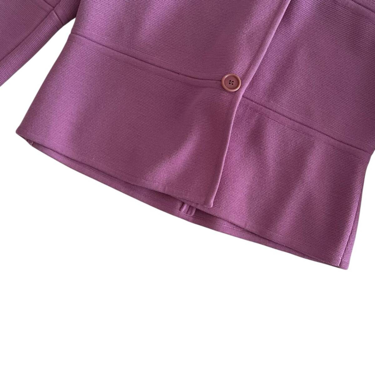 CELINE セリーヌ カーディガンジャケット ウール パープル系 アウター_画像3