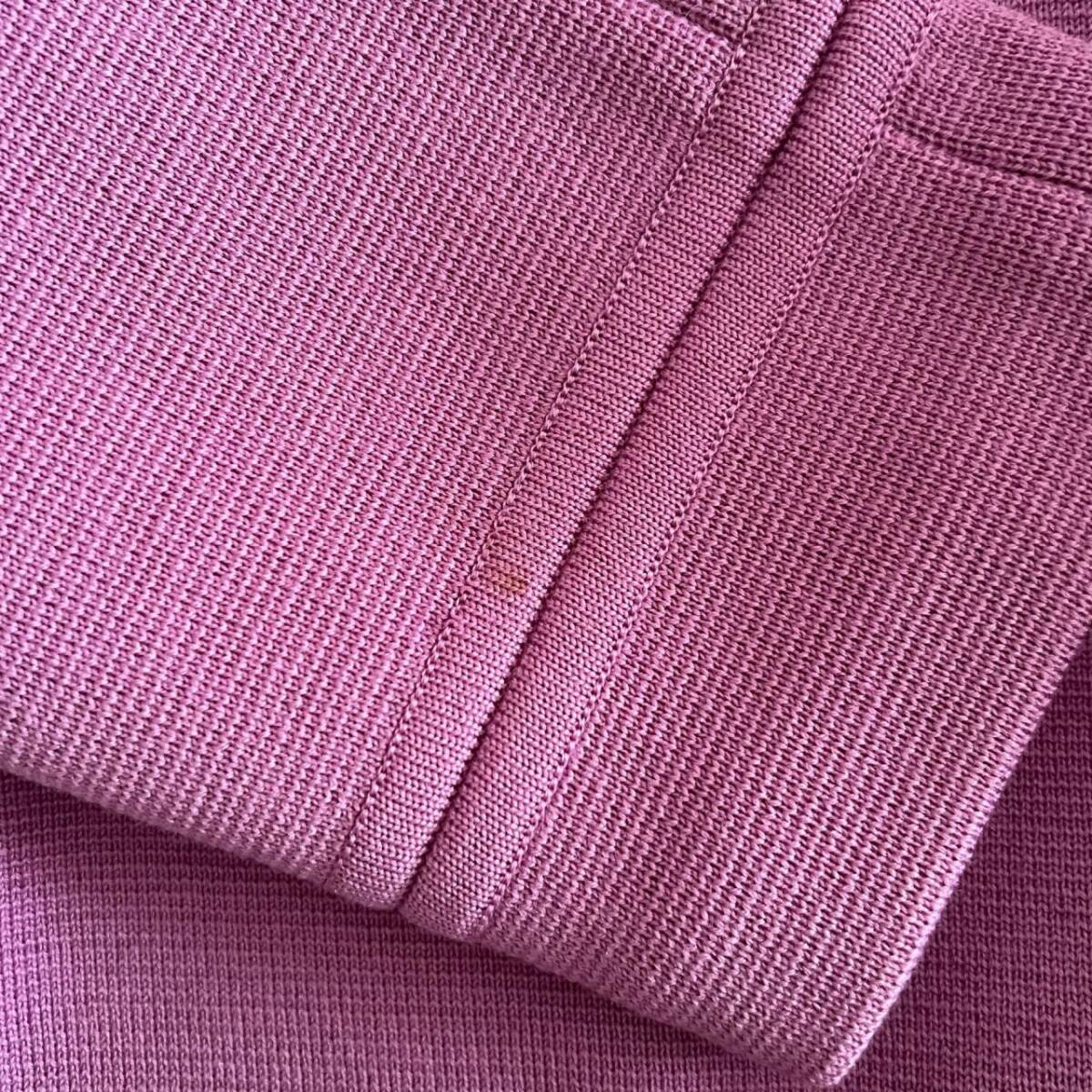 CELINE セリーヌ カーディガンジャケット ウール パープル系 アウター_画像7