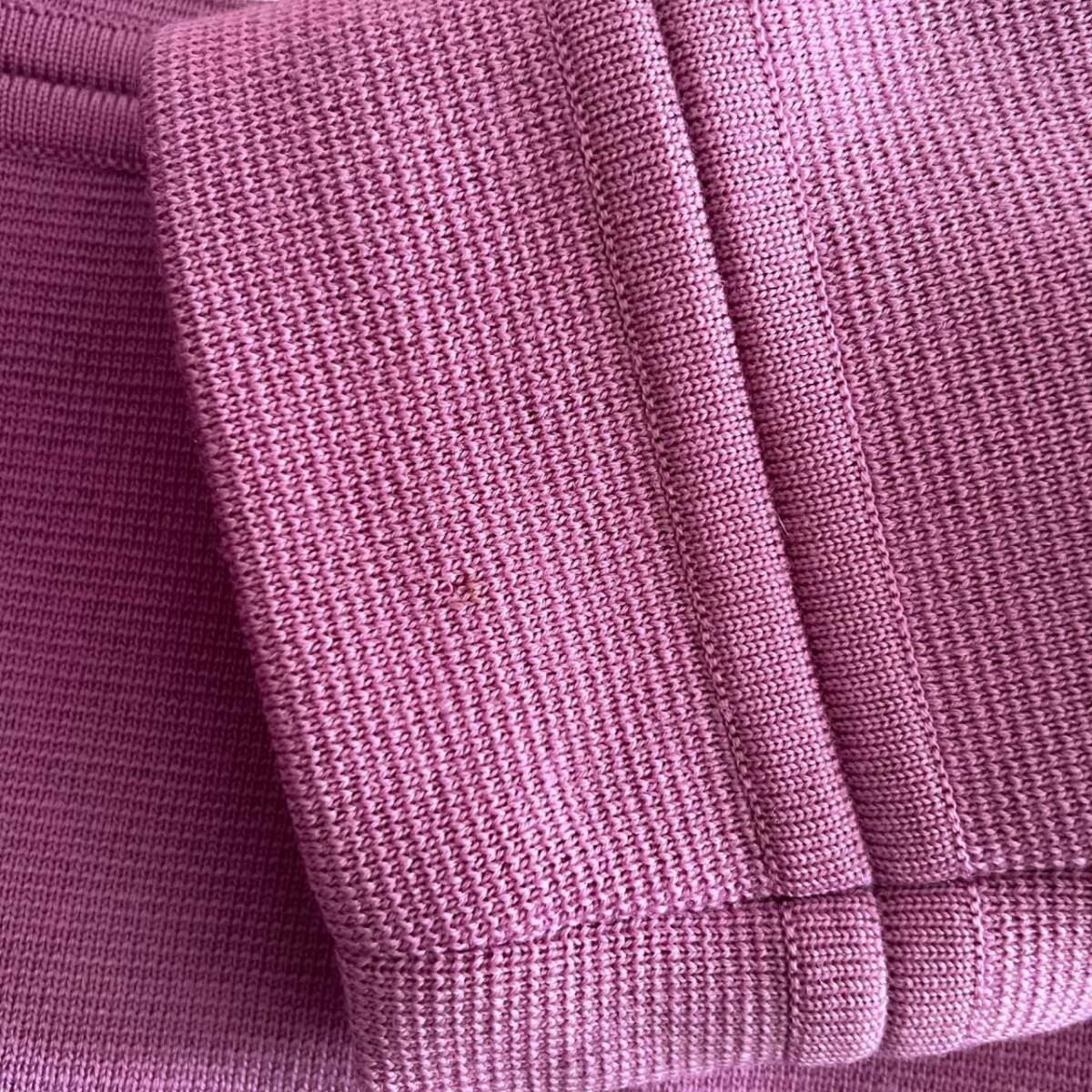 CELINE セリーヌ カーディガンジャケット ウール パープル系 アウター_画像8