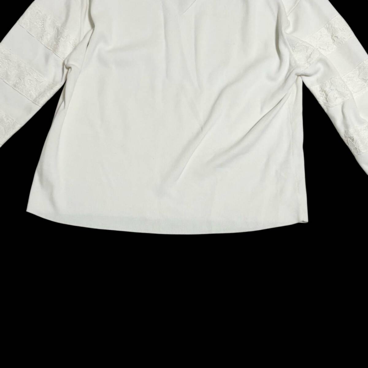 ネミカ NEMIKA by Leilian レリアン ニット ホワイト_画像4