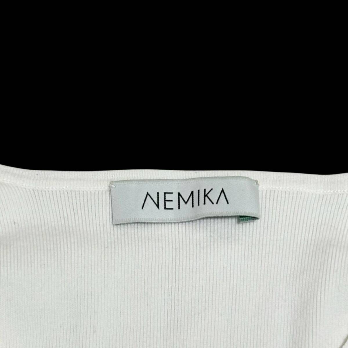 ネミカ NEMIKA by Leilian レリアン ニット ホワイト_画像6