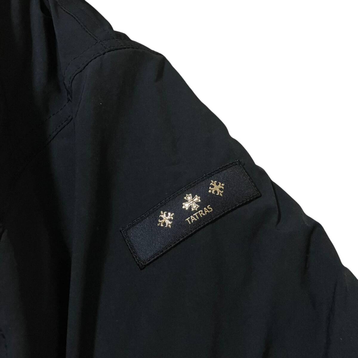 新品 未使用 タグ付 TATRAS タトラス ミッレー モッズダウンコート ファー付き 取り外し可 ブラック系 ポリエステル レディース 165/88A_画像8