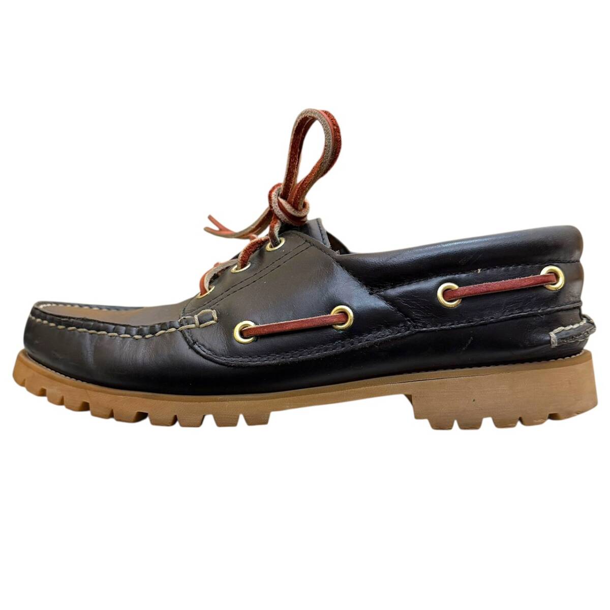 REGAL リーガル レザーシューズ 黒 スニーカー デッキシューズ 25 ローファー ブラック系 25_画像2