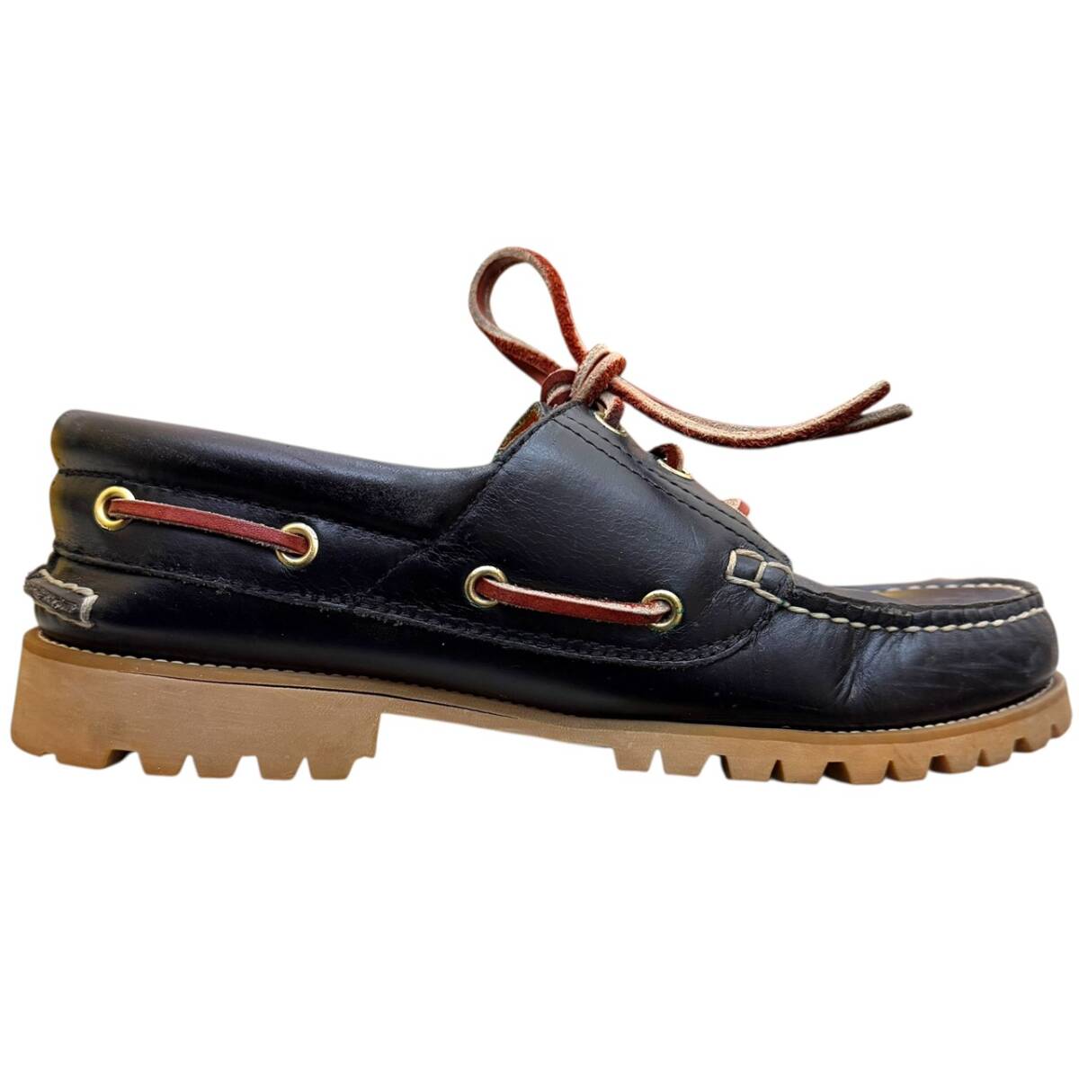 REGAL リーガル レザーシューズ 黒 スニーカー デッキシューズ 25 ローファー ブラック系 25_画像3