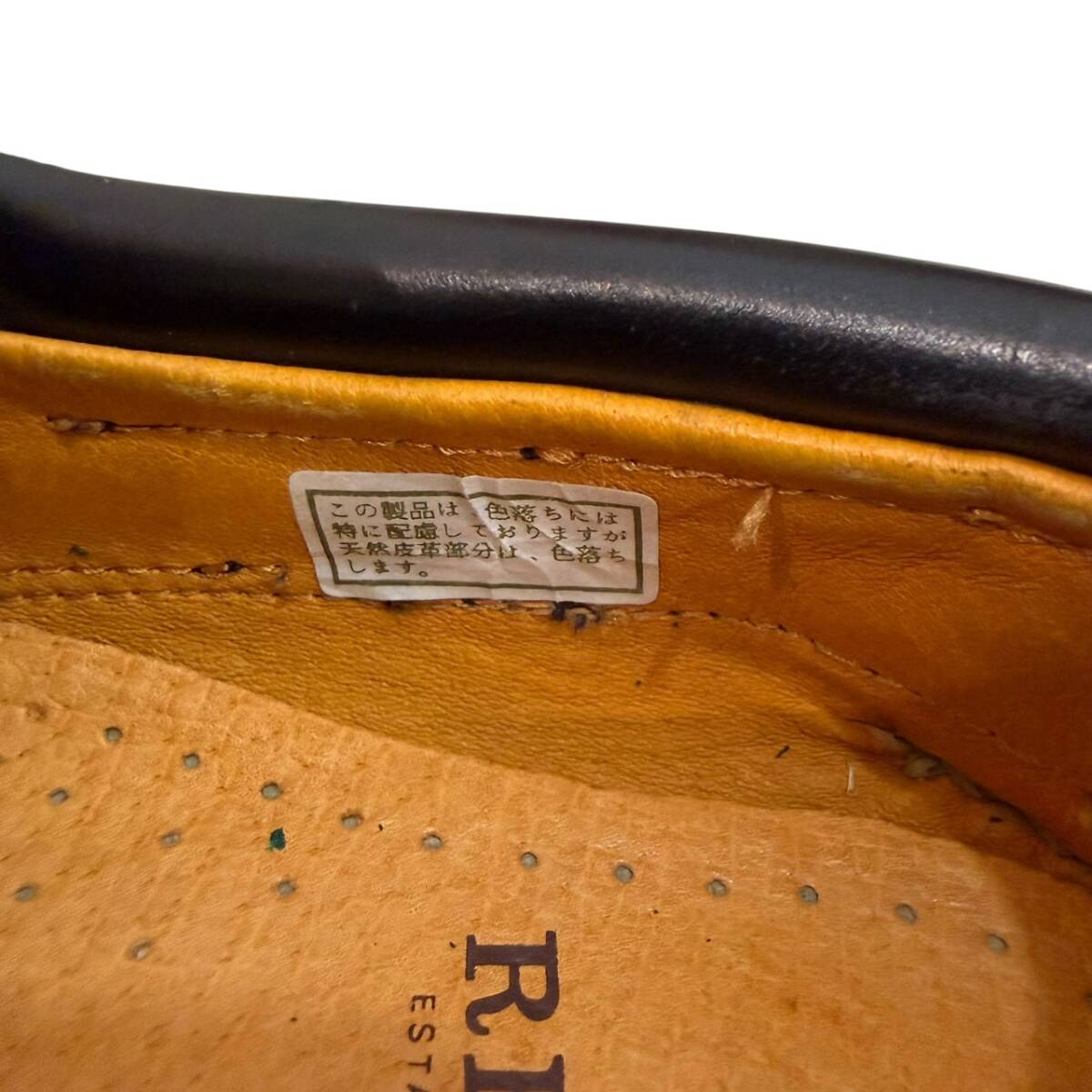 REGAL リーガル レザーシューズ 黒 スニーカー デッキシューズ 25 ローファー ブラック系 25_画像7