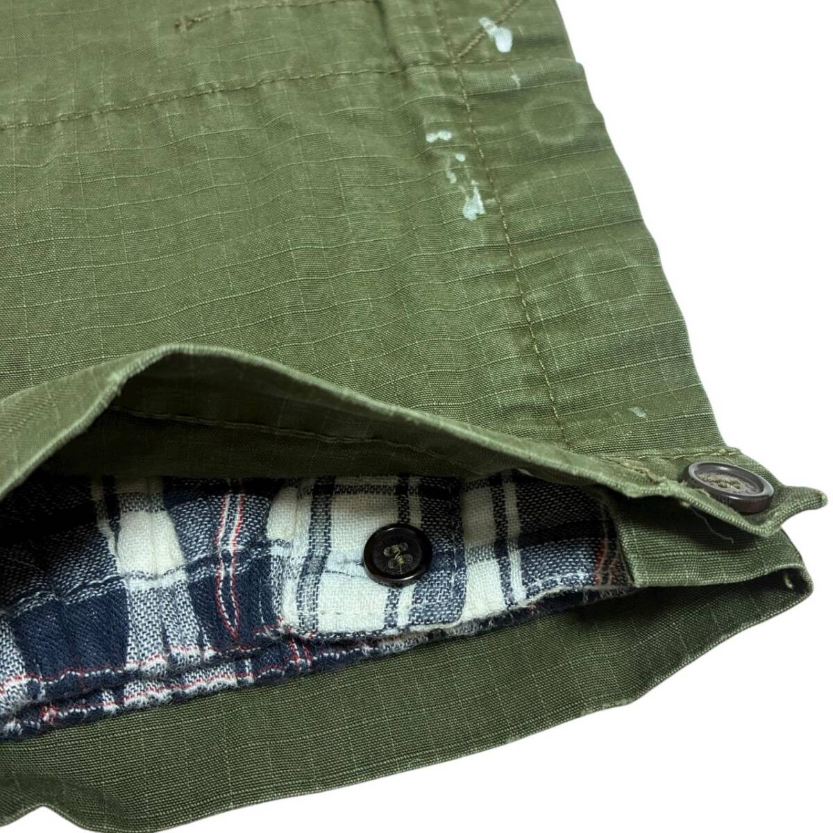 DSQUARED2 ディースクエアード ペイント パンツ ボトムス グリーン系 サイズ42 デニムパンツ_画像5