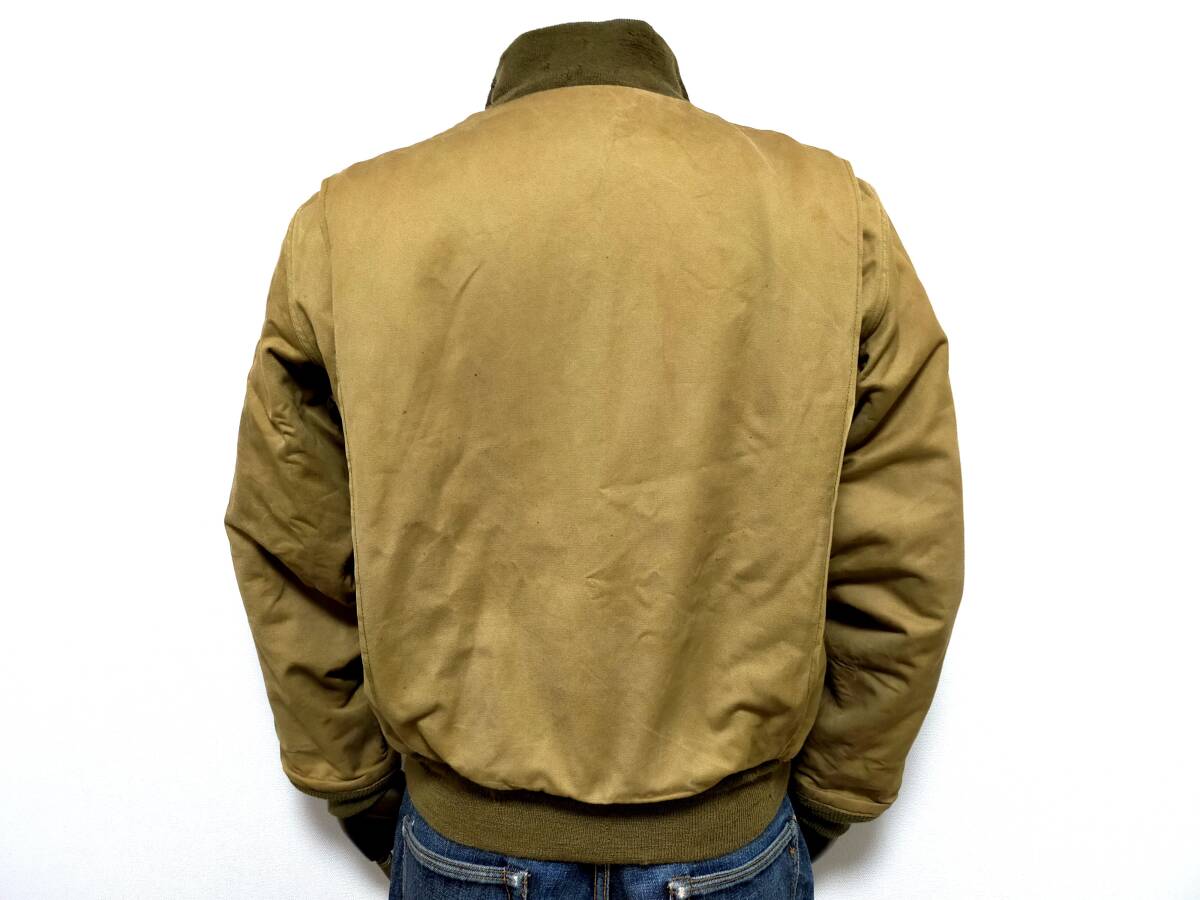 即決! The REAL McCOY'S ザ・リアルマッコイズ 後期型 タンカースジャケット メンズS_画像2