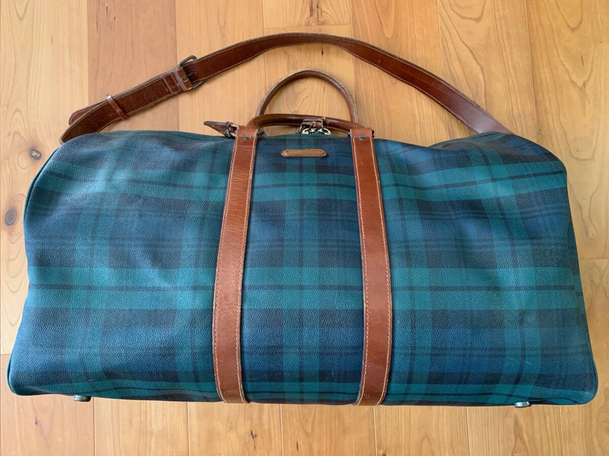 ポロ・ラルフローレン/ボストンバッグ・ショルダー付 旅行カバン/中古品_画像3