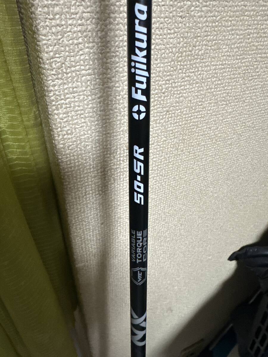 スピーダーNXブラック 50-SR ドライバー用テーラーメイド用スリーブ付き ラウンド2回使用_画像5