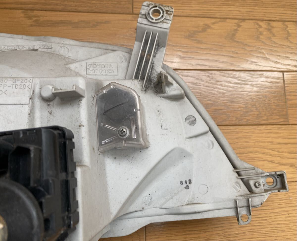 HINO デュトロ ダイナ XL521 KOITO ヘッドライト 100-78818 100-78451 左側 助手席側 _画像7