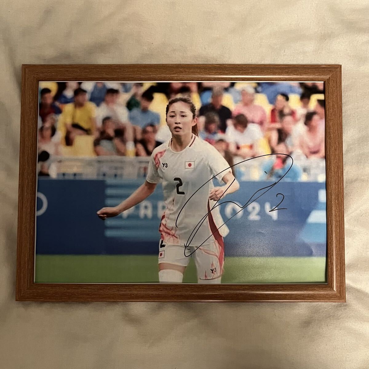 なでしこジャパン 清水梨紗 直筆サイン ユニフォーム サッカー日本代表 三笘薫 久保建英 伊東純也 中村敬斗 南野拓実 長谷川唯 長野風花 _画像1