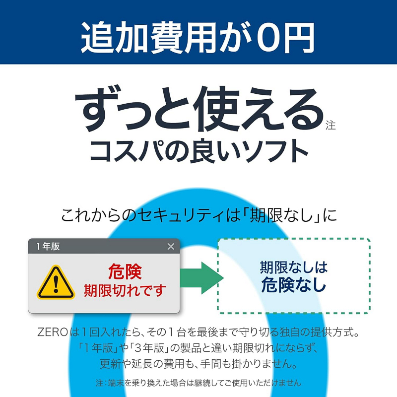 即納 ZERO ウイルスセキュリティ 1台用 期限なし (ダウンロード版) Windows Mac iOS Android対応 ウイルス対策ソフト ソースネクスト 1台版_画像2