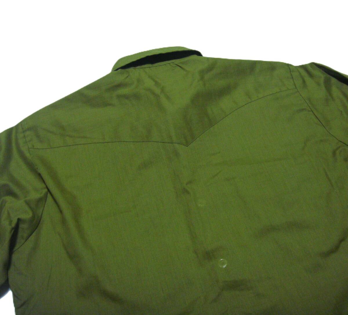 ■ H BAR C 【 80s ショートポイントカラー ^^ ウエスタンシャツ L 】 VINTAGE ビンテージ HBARC アメリカ古着 o11■_画像4